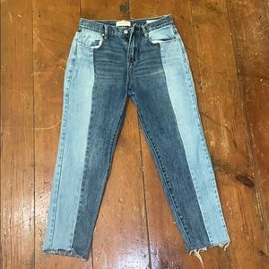 Pacsun Vintage Icon Color Blocked Jeans